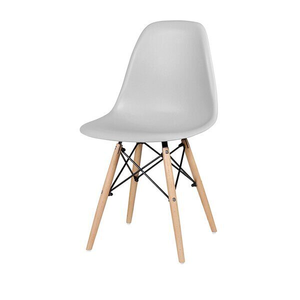 Стул дизайнерский "EAMES DSW WX-503" (Серый пластик)