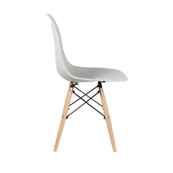 Стул дизайнерский "EAMES DSW WX-503" (Серый пластик)