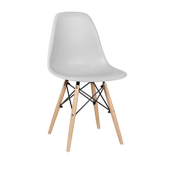 Стул дизайнерский "EAMES DSW WX-503" (Серый пластик)