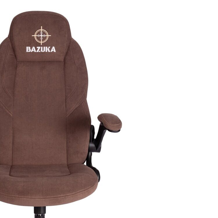 Компьютерное кресло BAZUKA флок , коричневый, 6