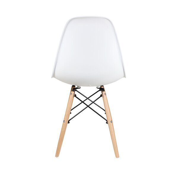 Стул дизайнерский "EAMES DSW WX-503" (Белый пластик)