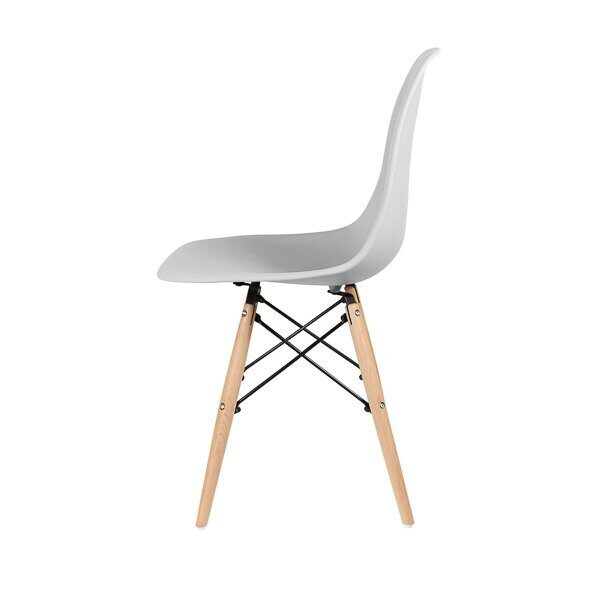 Стул дизайнерский "EAMES DSW WX-503" (Серый пластик)